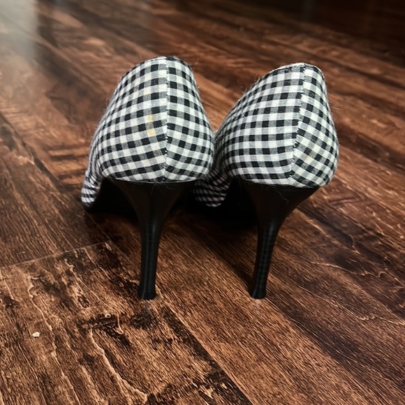 Rampage Pointy Toe Gingham Heel - Picture 3 of 6